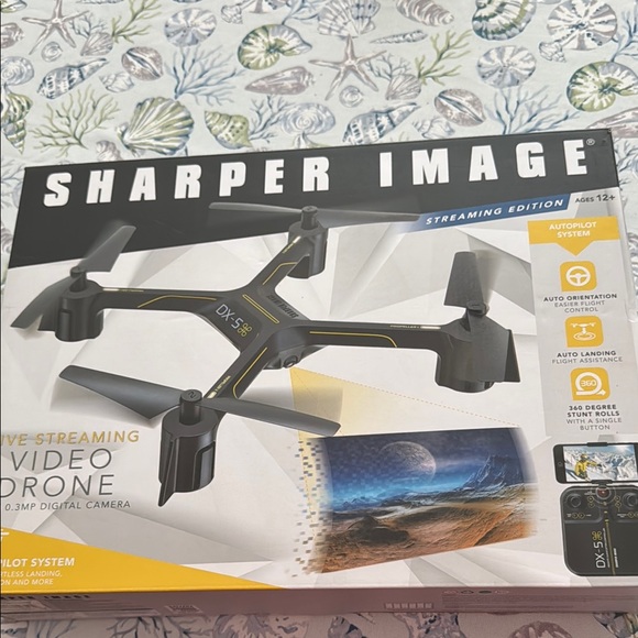 Sharper Image DX-5 Black and Yellow Drone - Picture 1 of 3